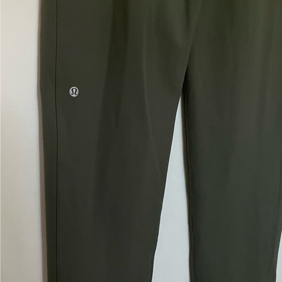 Lululemon Everlux High-Rise Zip-Leg Track Pant Full Length Grey Sage W5FAYS 10 - Picture 4 of 10